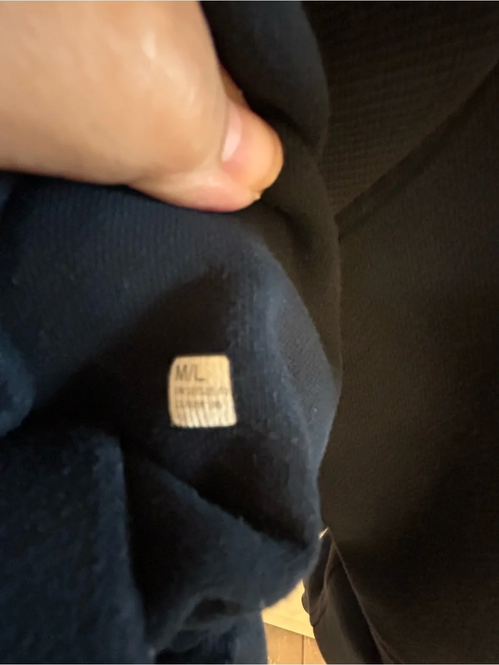 Lululemon scuba Navy Blue Zip-Up Hoodie Jacket size M/L